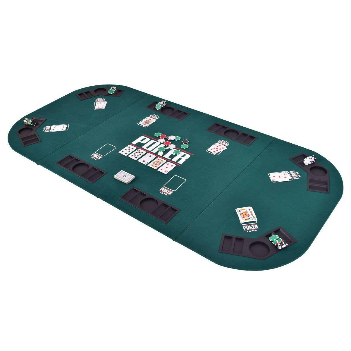 poker folding table top