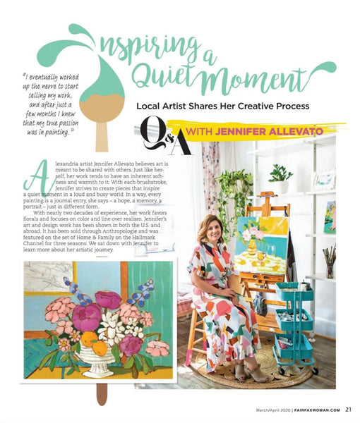 Jennifer Allevato in Alexandria Woman Magazine March/April 2020