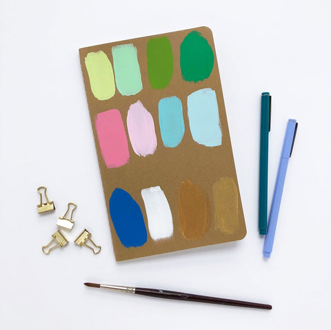 color swatch notebook by jennifer allevato fine art