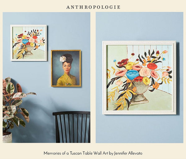 Memories of a Tuscan Table Wall art by Jennifer Allevato for Anthropologie