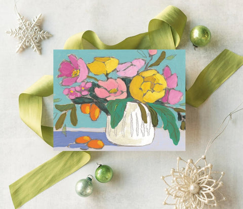 new haven floral notecard set by jennifer allevato fine art