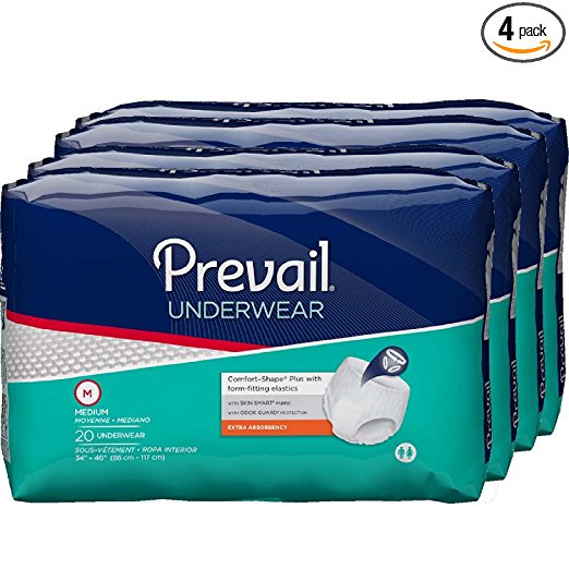  Prevail Per-Fit Adult Briefs, Size X-Large, Full Case of 60  (148-5234) : Health & Household