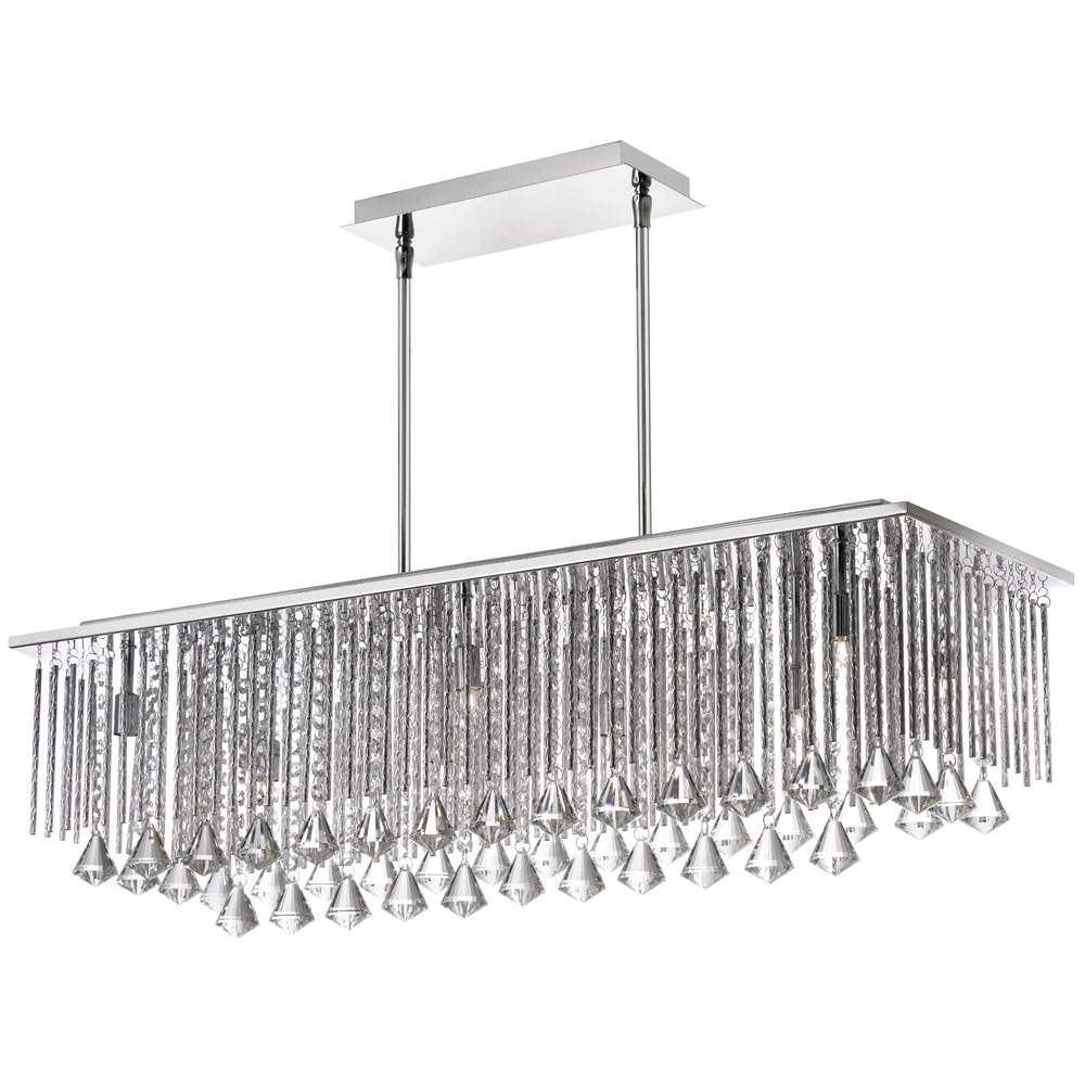 Horizontal chandelier