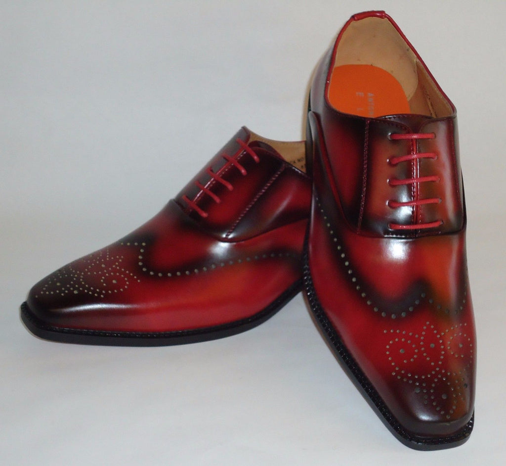 black wingtips shoes