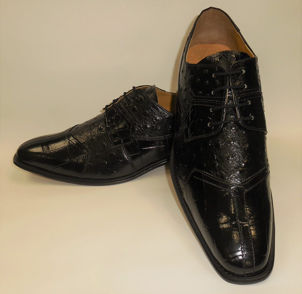 liberty black leather shoes