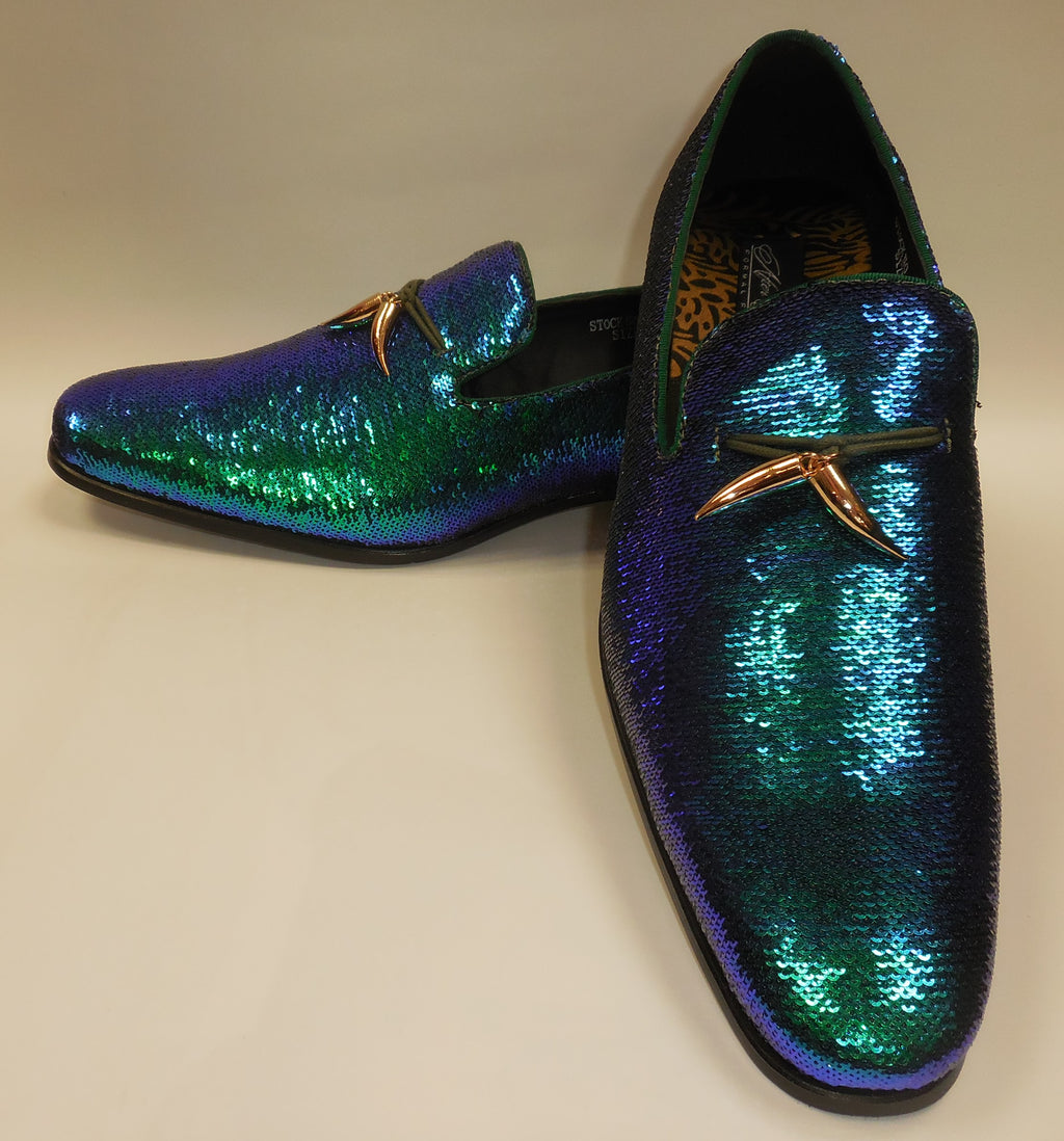 colorful sequin shoes