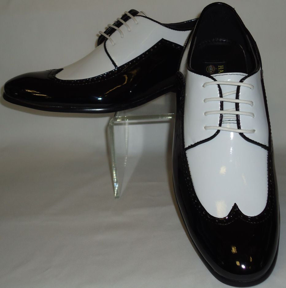 mens shiny black dress shoes