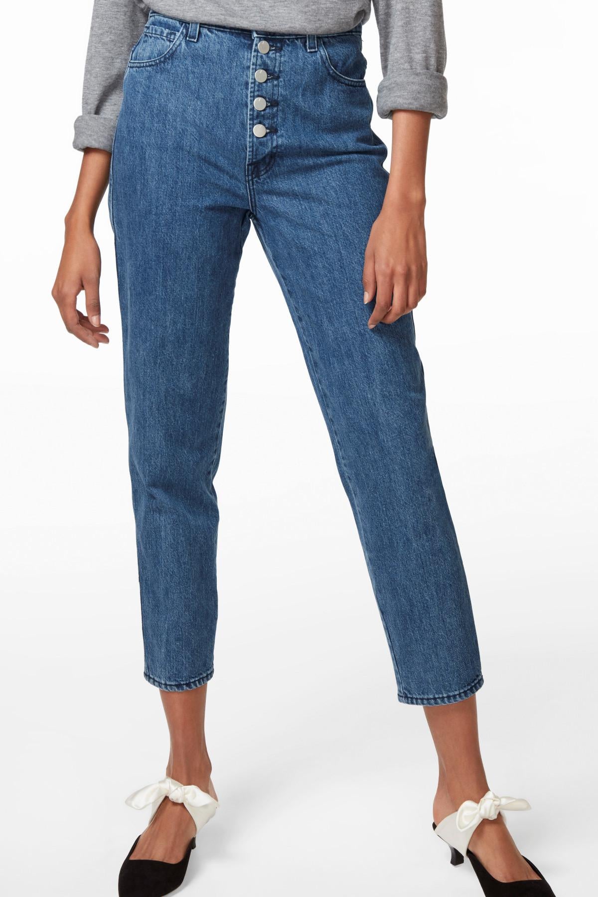 j brand heather button fly jeans