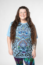 Mexicali Blue Hamsa Zen T-Shirt Nav Image 4