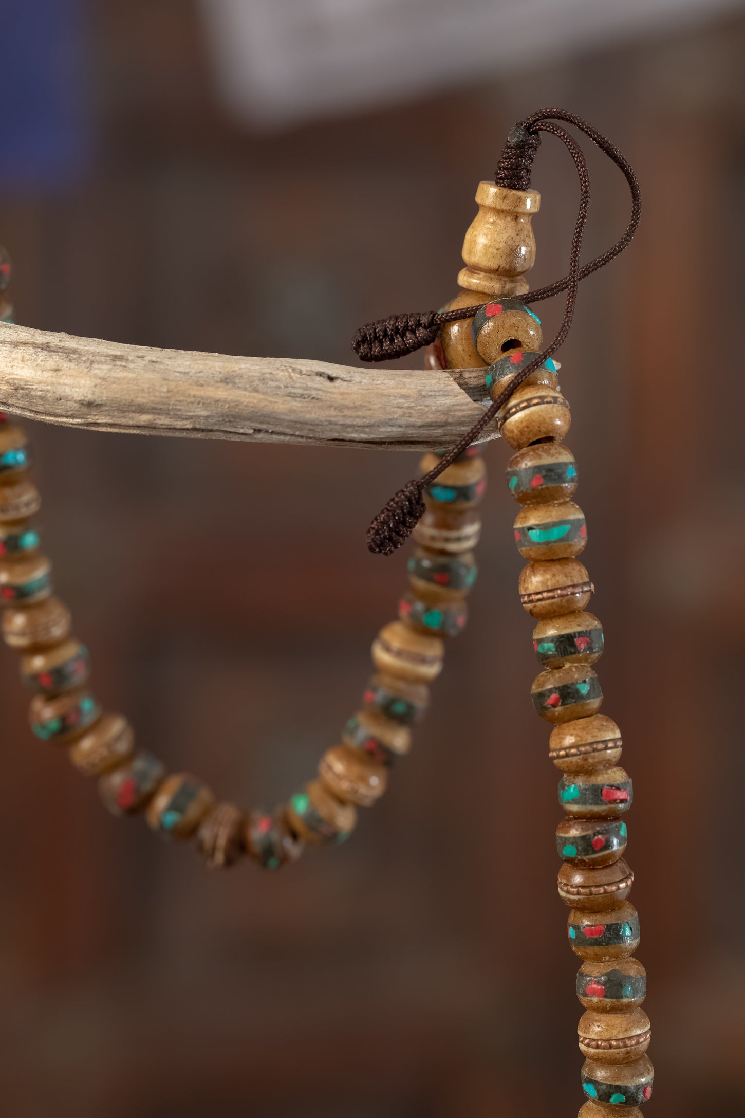 Inlay Mala Necklace