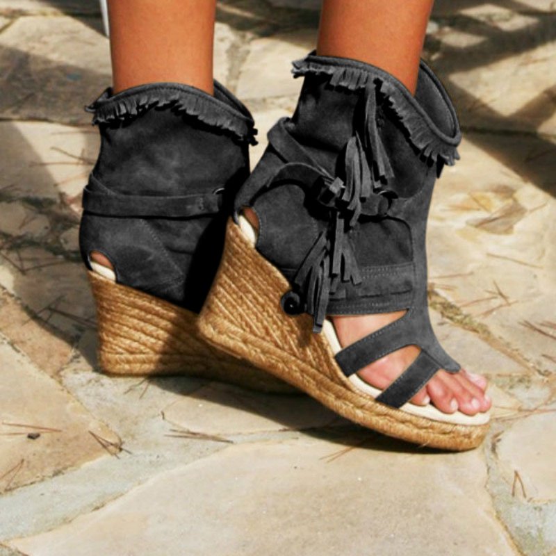 Noracora Sandals Brown Casual Open Toe Sandals – NORACORA