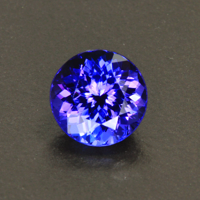 Violet Blue Round Cut Tanzanite Gemstone 2.36 Carats - Tanzanite ...