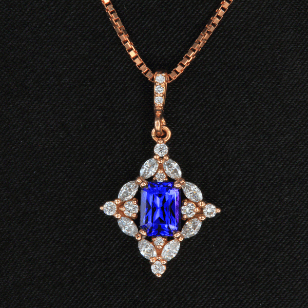 Tanzanite Pendants & Necklaces | White & Yellow Gold Designs ...