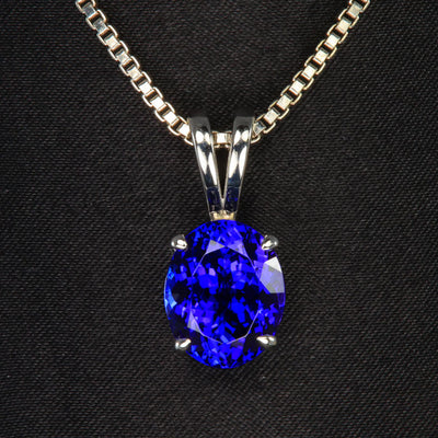 Tanzanite Pendants & Necklaces | White & Yellow Gold Designs ...