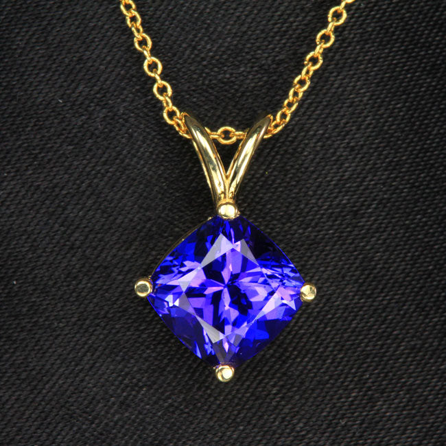 Tanzanite Jewelry - Vivid AAA Rings, Pendants, Earrings & Stones