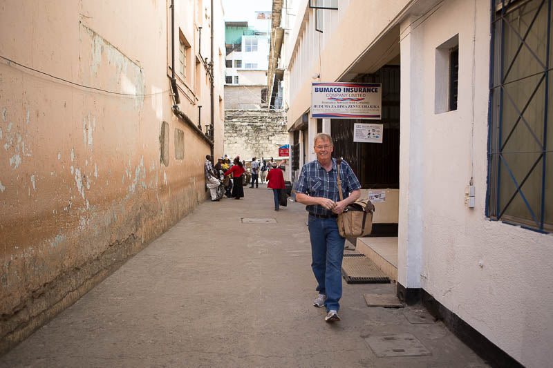 Steve Moriarty in Tanzania