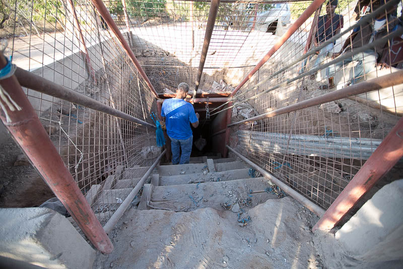 Entrance to the Tanzanite Mines