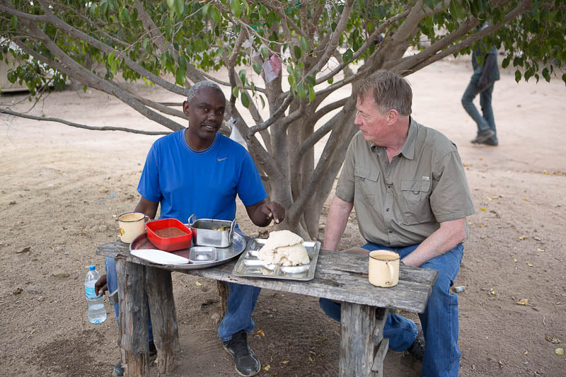 Steve with Tanzanite Miners