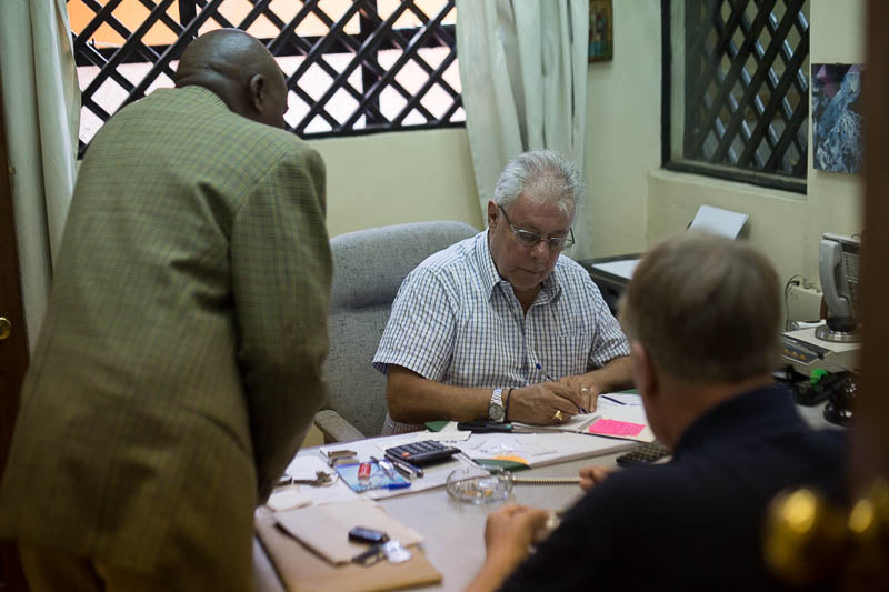 Meeting with Gem Cutter in Tanzania