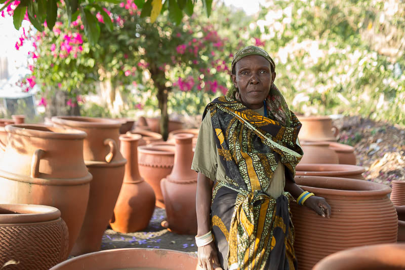 Lady in Tanzania