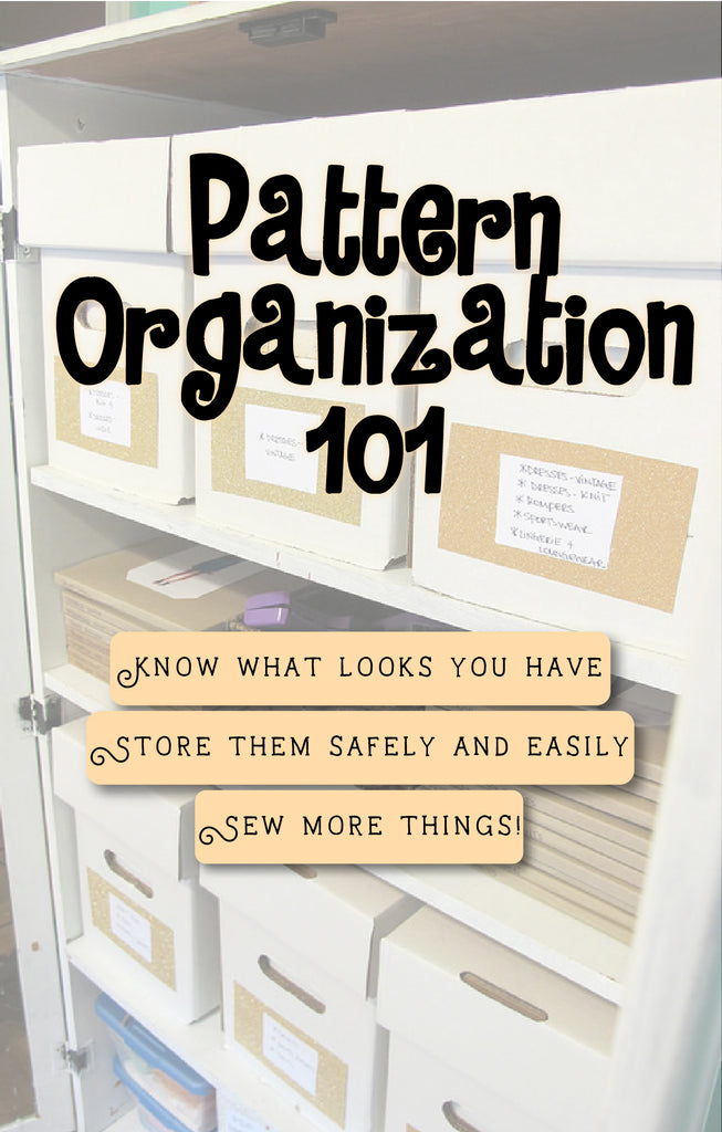 How To Organize Your Sewing Patterns Ellie And Mac