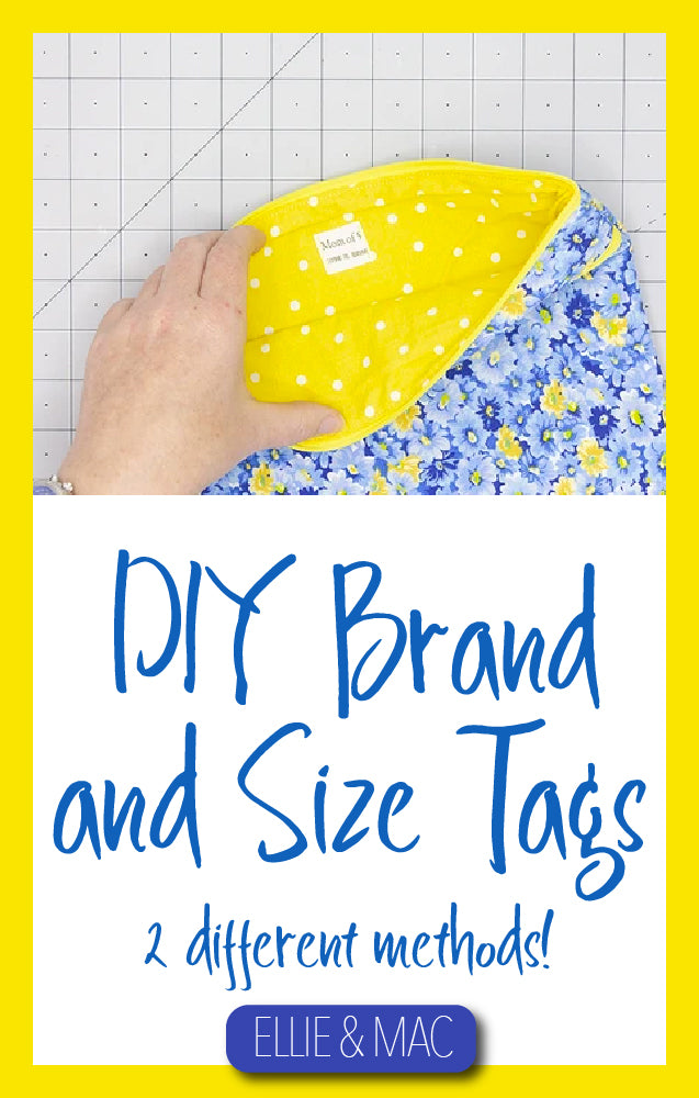 Making Your Own Tags for Sewing Projects