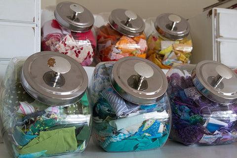 Fabric Scrap Organization ideas