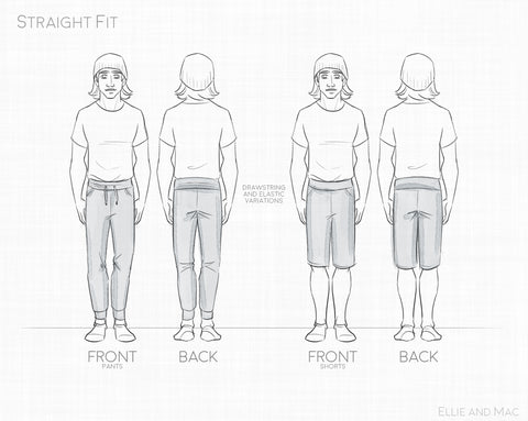 Straight Fit Jogger Sewing Pattern