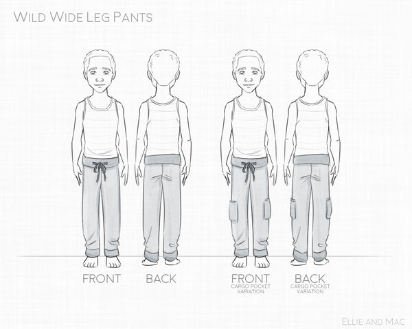 Wild Wide Leg Pants Pattern