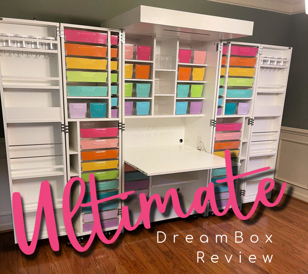 The new ultimate Dreambox sewing crafting room organizer wardrobe cabinet review