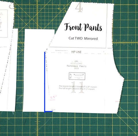 Paperbag shorts tutorial /sewing /pattern making. 