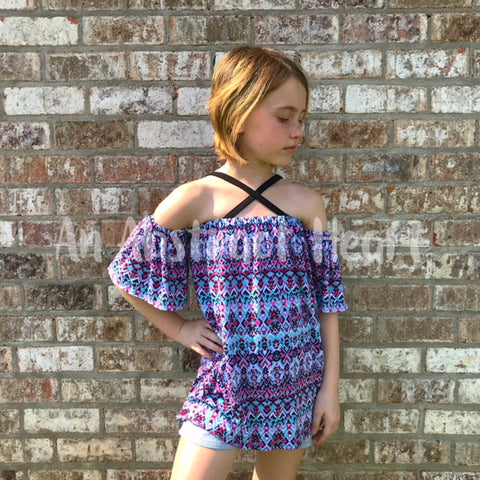 Summer Love Top Sewing Pattern by Ellie and Mac Patterns
