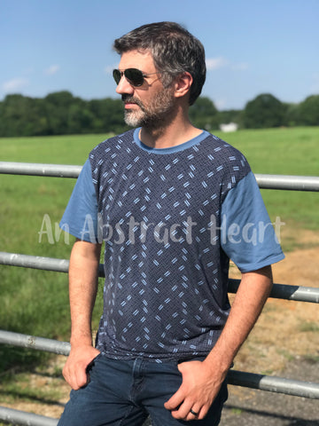 Mens Basic Tee For Ellie and Mac Sewing Patterns