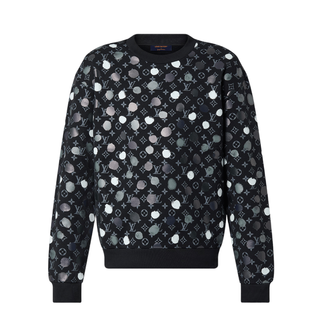 Louis Vuitton white x Yayoi Kusama Painted Dots Sweatshirt