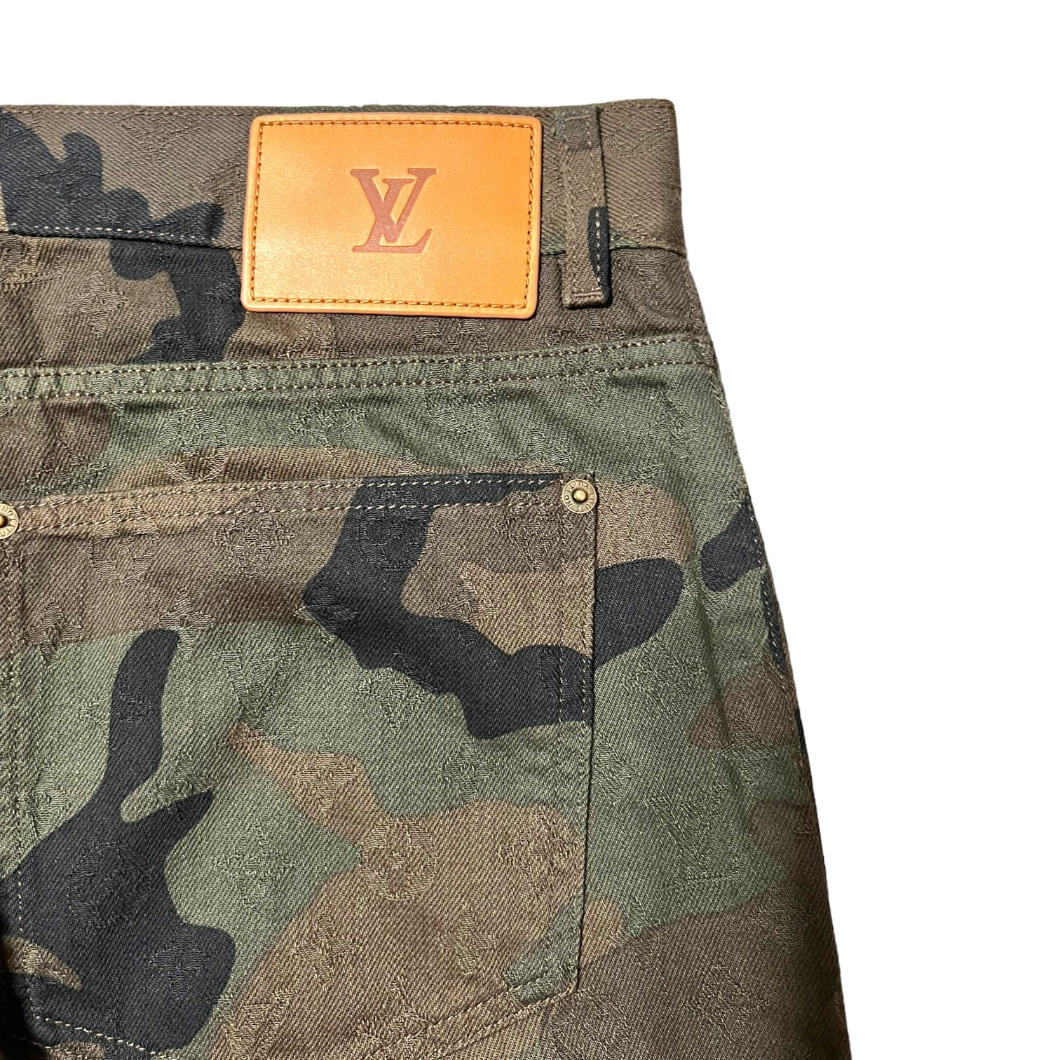 Louis Vuitton Camouflage Jeans