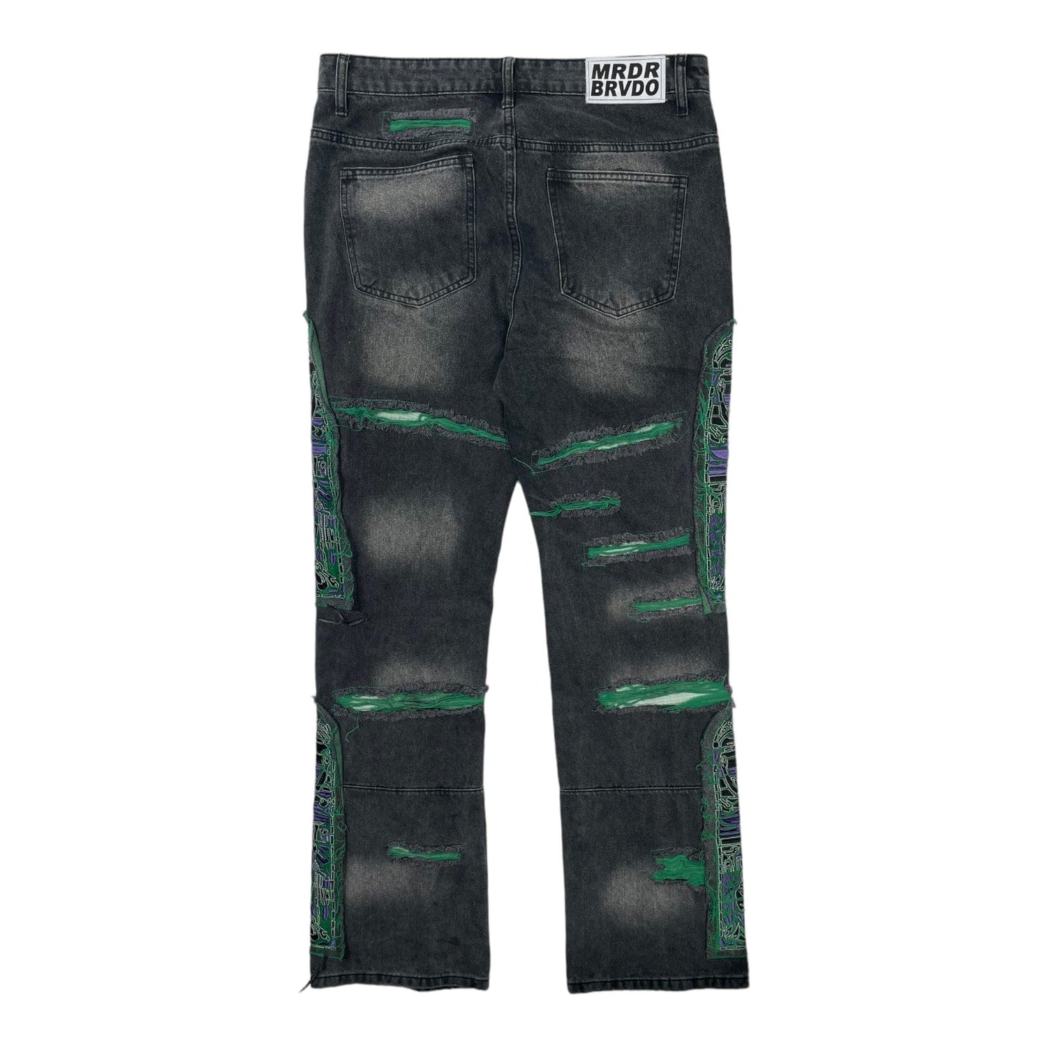 Who Decides War by MRDR BRVDO Fusion Jeans Forest Pre-Owned – Origins NYC