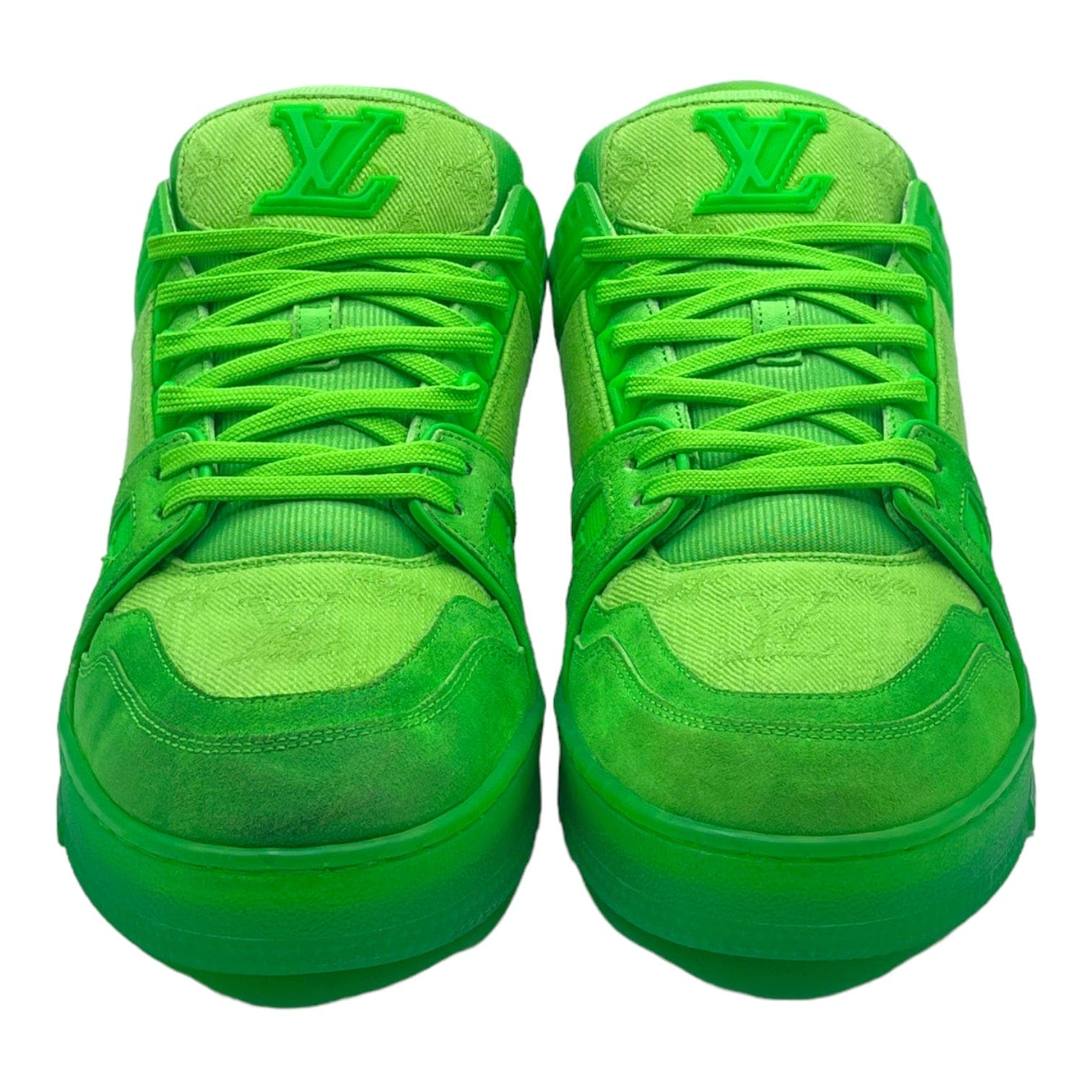 Louis Vuitton LV Trainer Sneaker in Neon Yellow