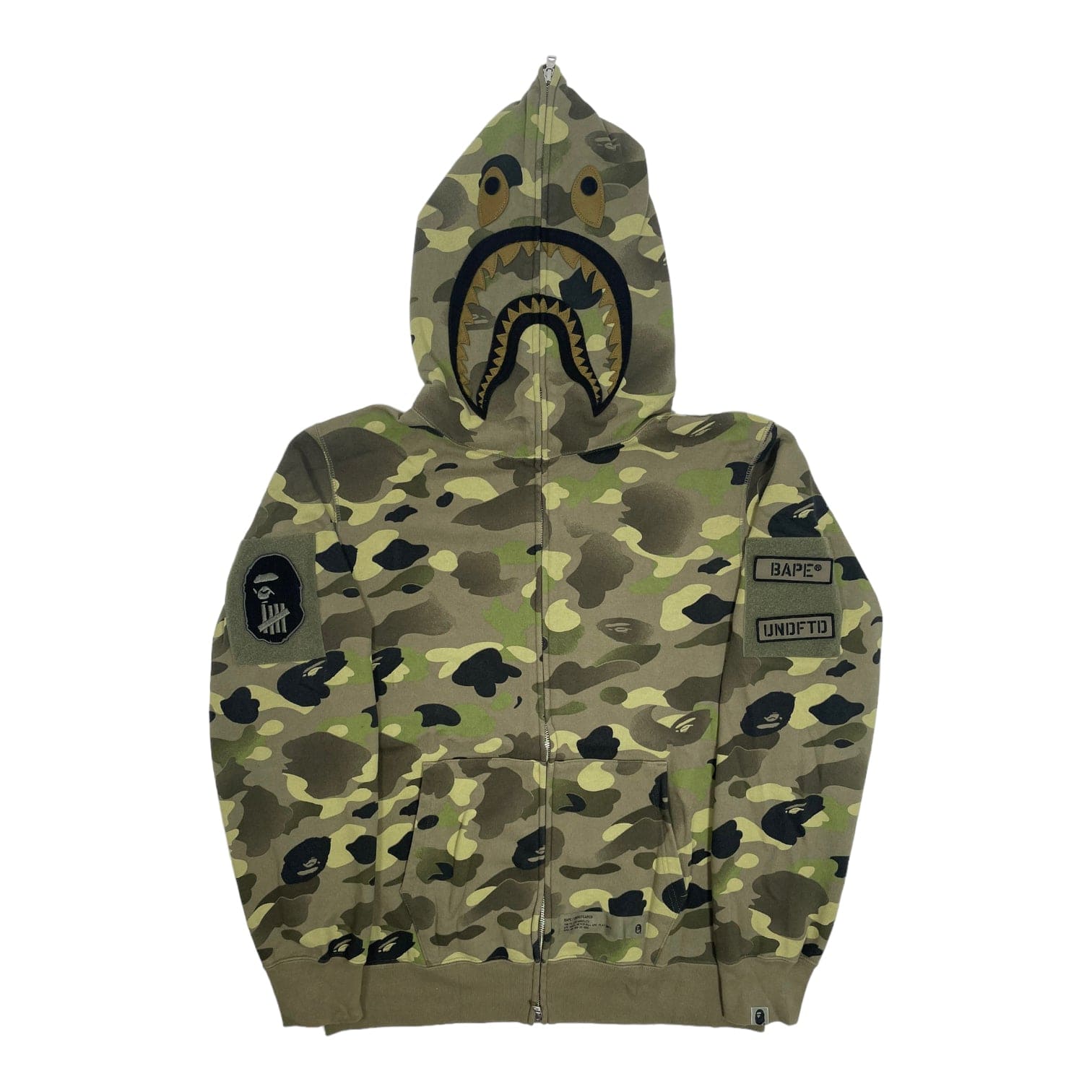 Bape Go Crazy 🐼 - BAPE x Undefeated Shark Full Zip Hooded