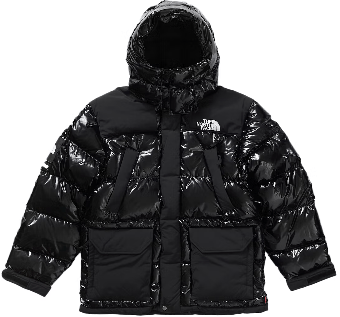 Supreme The North Face Leather Nuptse Jacket Red Men's - FW17 - US