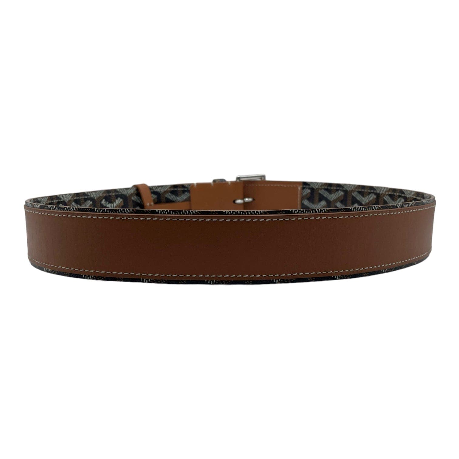 NTWRK - Goyard Florida Belt Brown Black