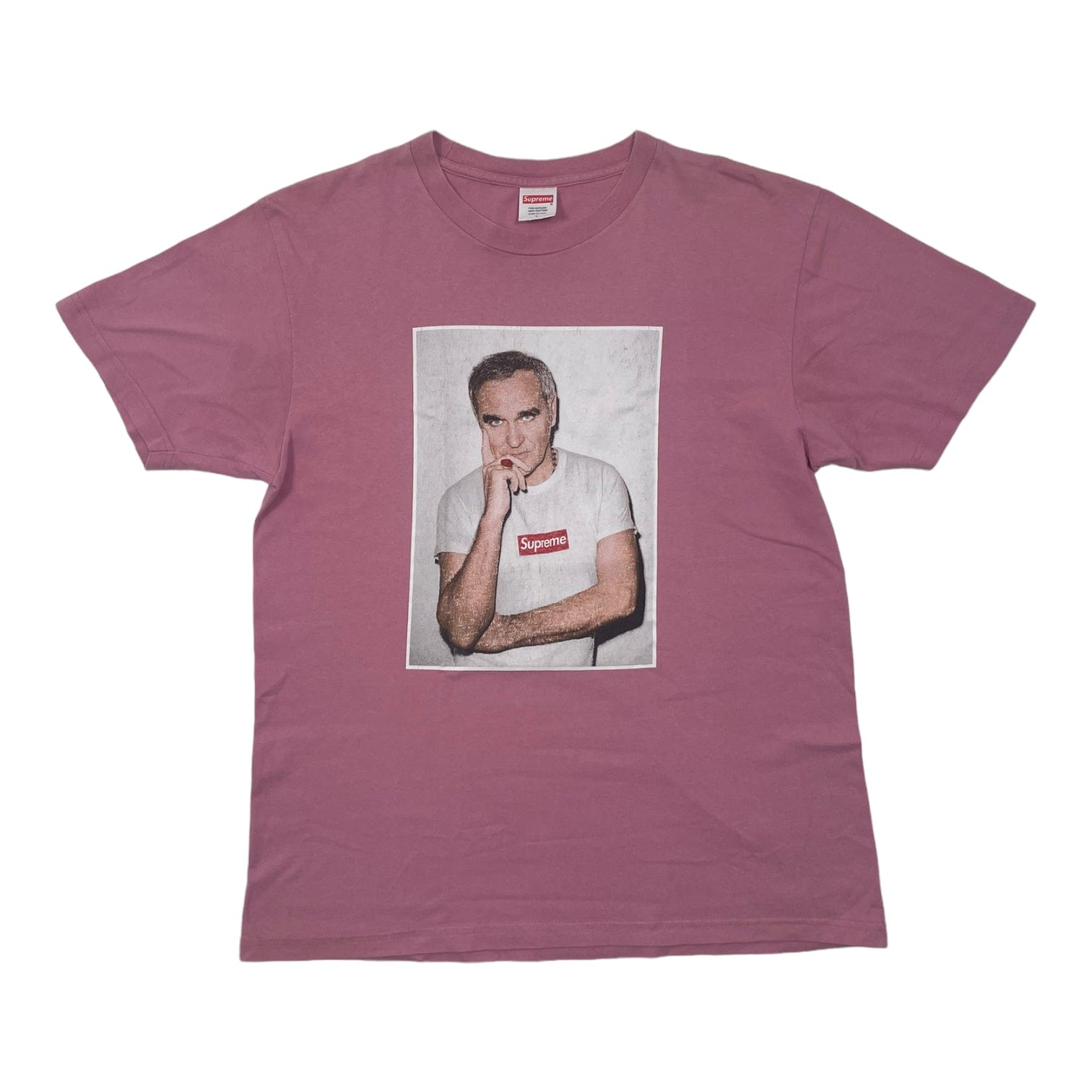 Supreme Morrissey Short Sleeve Tee Shirt Rose Pre Owned