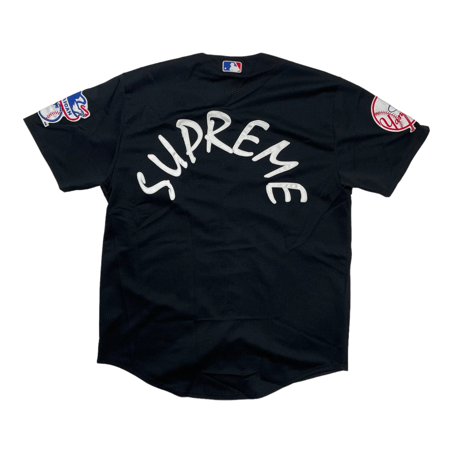NTWRK - Supreme Yankees Baseball Jersey Black Pre-Owned