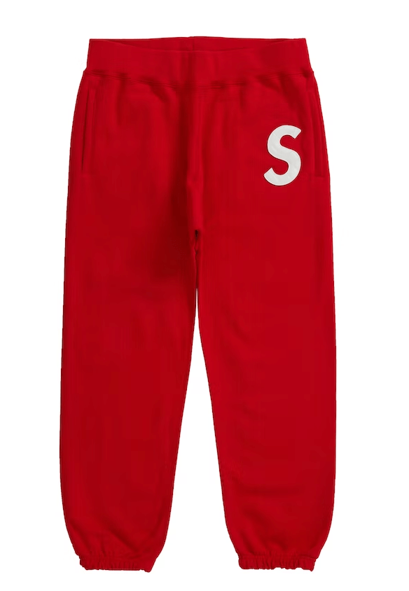 Supreme S Logo Sweatpants (SS20) Red