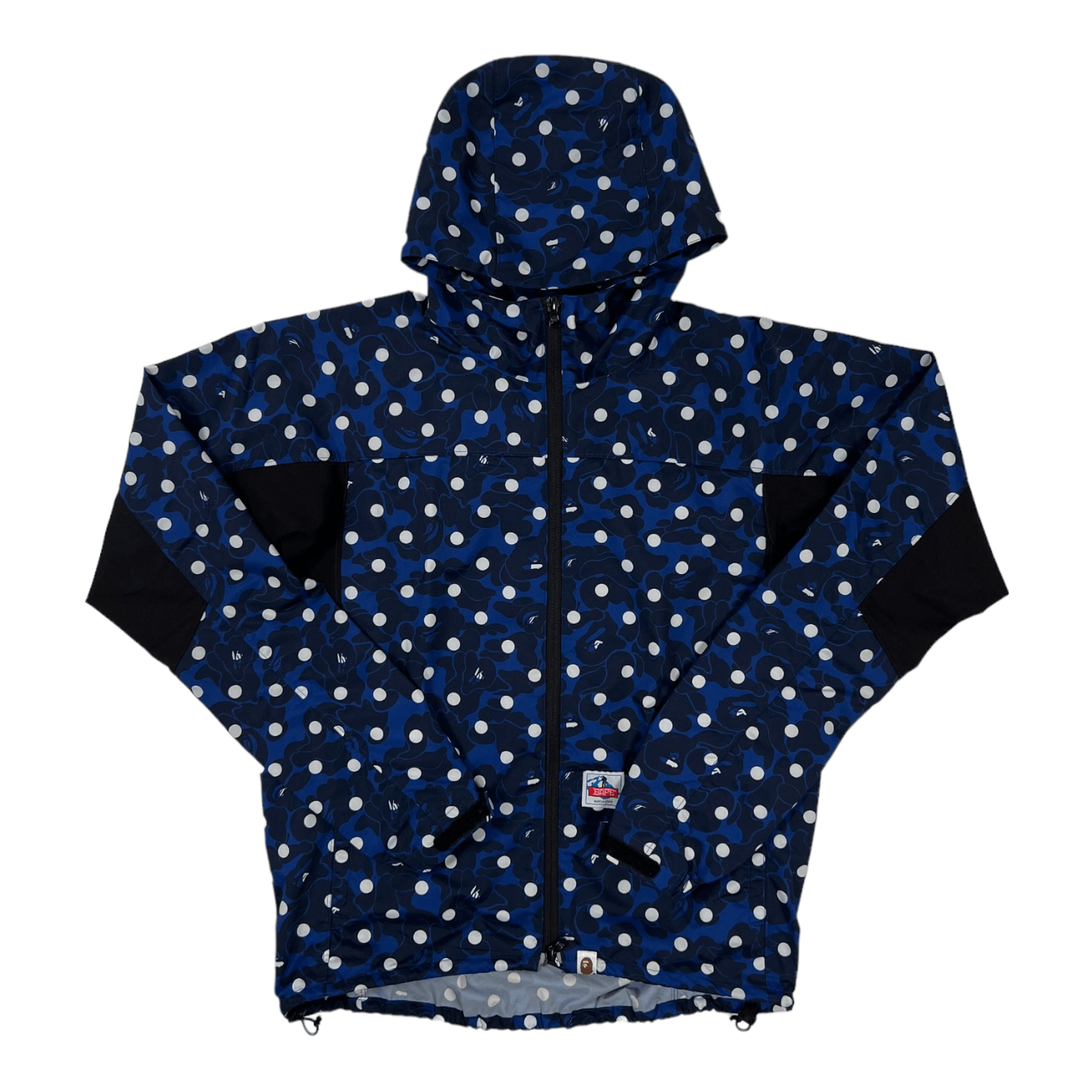 NTWRK - Bape Polka Dot Camo Zip Up Jacket Blue Pre-Owned