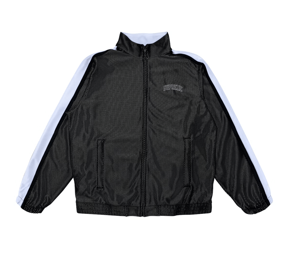 Supreme Bonded Mesh Track Jacket Black