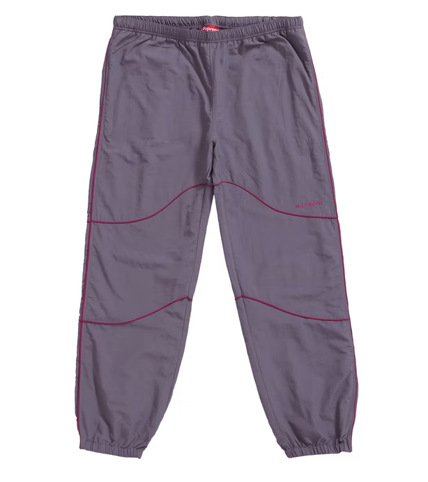 Supreme Piping Track Pants (SS19) Grey