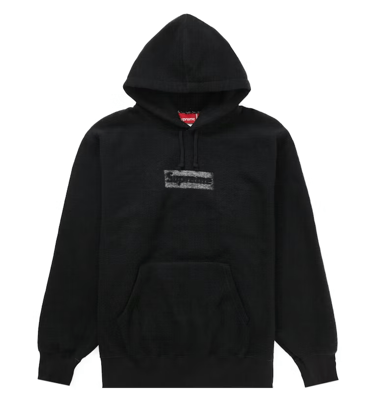 Supreme Inside Out Box Logo Hooded Sweatshirt Black