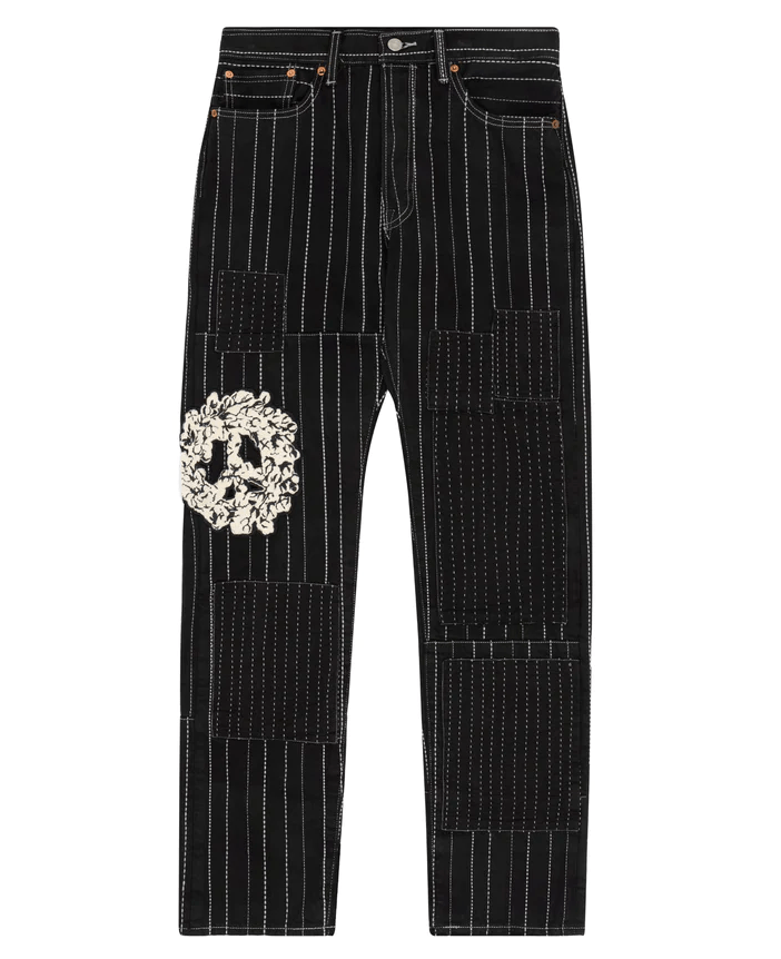 Denim Tears Peace Patchwork 501 Jeans Black – Origins NYC