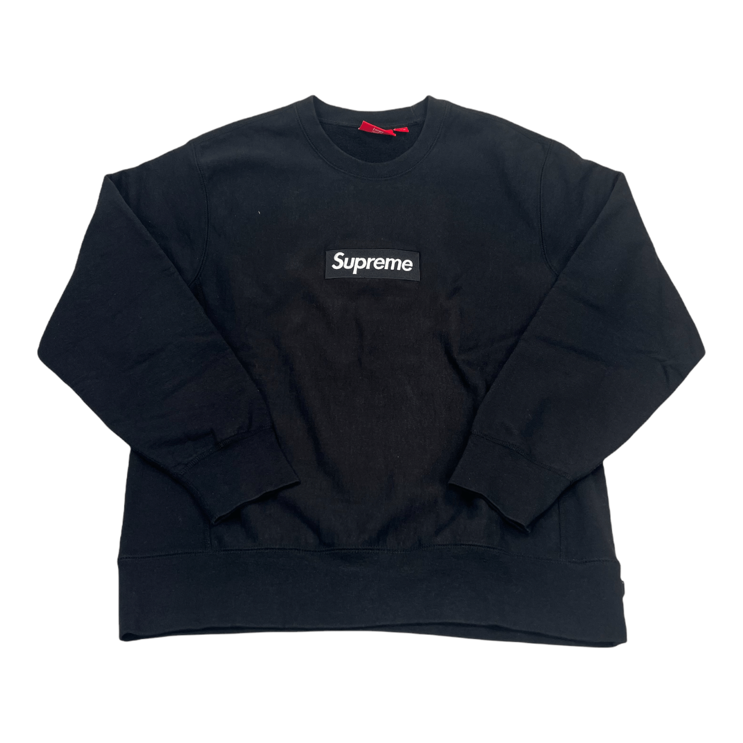 Supreme Box Logo Crewneck Sweatshirt (FW18) Black Pre-Owned