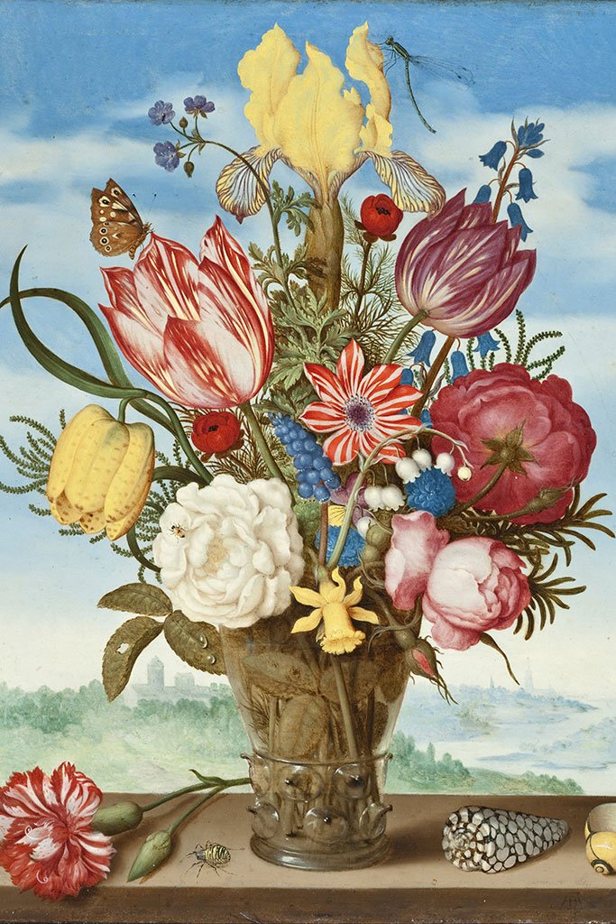 Bloemen in een vaas - Ambrosius Bosschaert de Oude